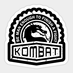 Crest Series Kombat Sticker